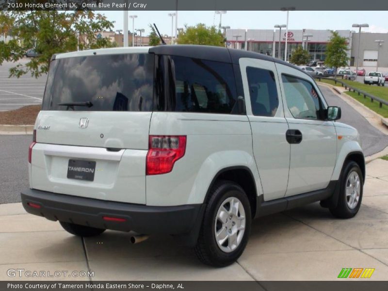 Omni Blue Pearl / Gray 2010 Honda Element LX