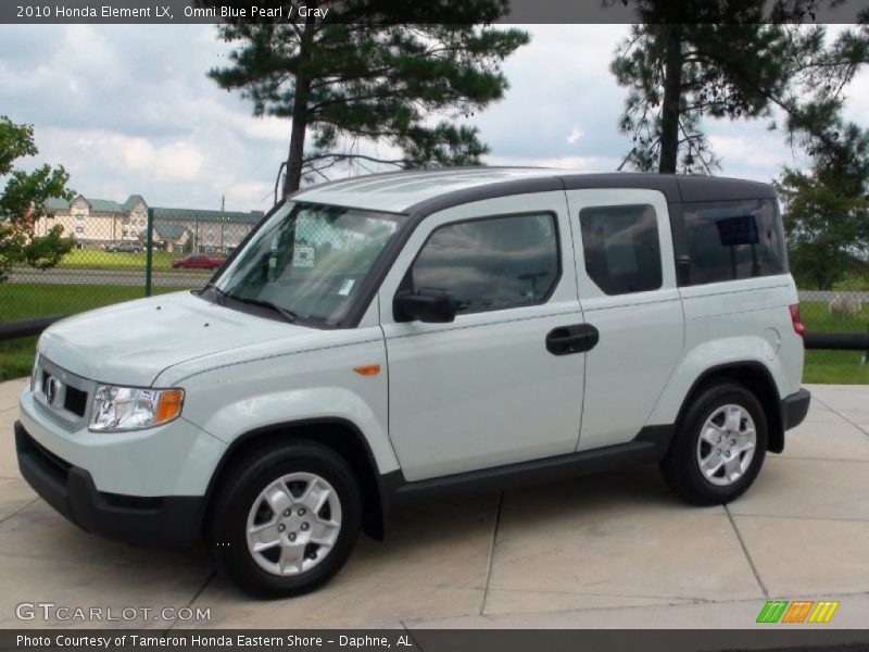 Omni Blue Pearl / Gray 2010 Honda Element LX