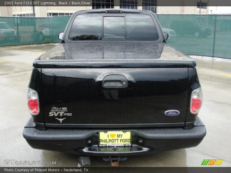 Black / Black/Silver 2003 Ford F150 SVT Lightning