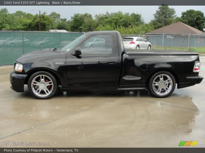 Black / Black/Silver 2003 Ford F150 SVT Lightning