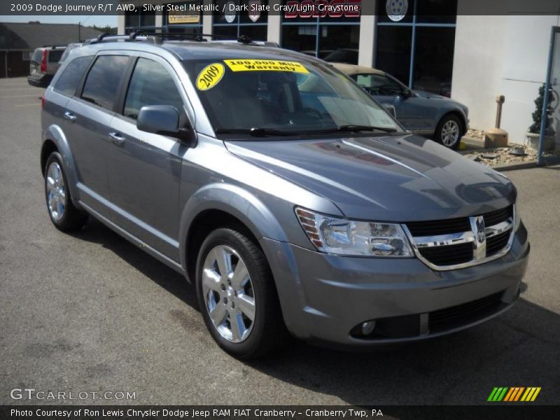 Silver Steel Metallic / Dark Slate Gray/Light Graystone 2009 Dodge Journey R/T AWD