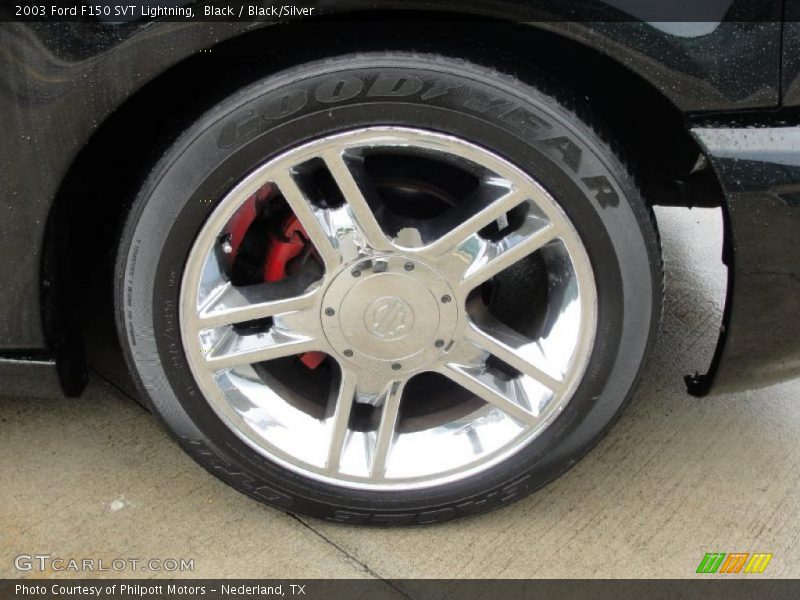 Black / Black/Silver 2003 Ford F150 SVT Lightning