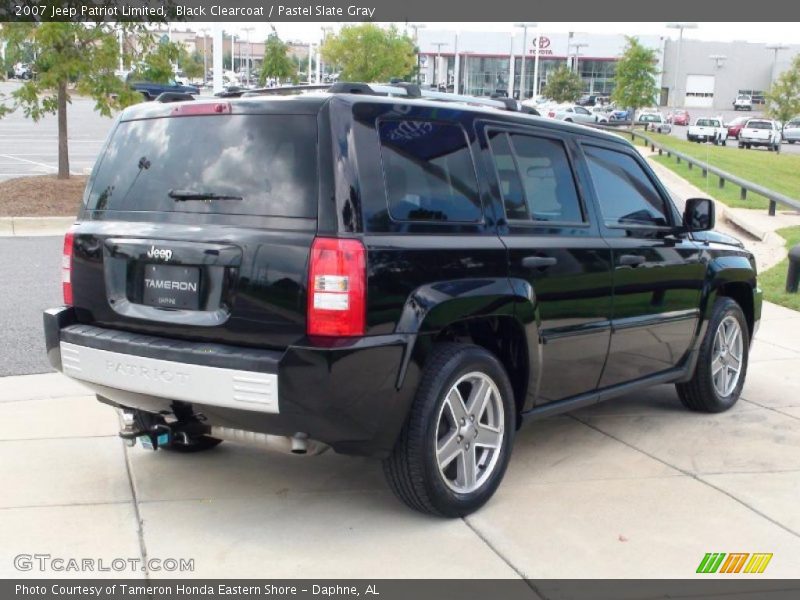 Black Clearcoat / Pastel Slate Gray 2007 Jeep Patriot Limited