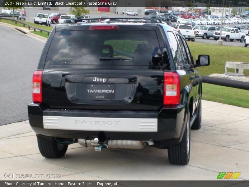 Black Clearcoat / Pastel Slate Gray 2007 Jeep Patriot Limited