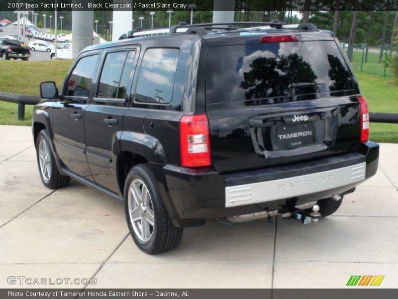 Black Clearcoat / Pastel Slate Gray 2007 Jeep Patriot Limited