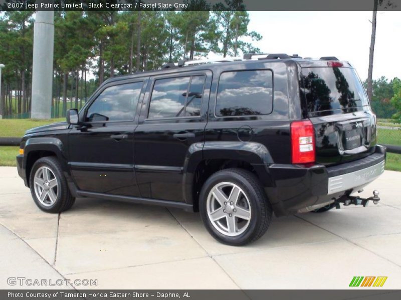 Black Clearcoat / Pastel Slate Gray 2007 Jeep Patriot Limited