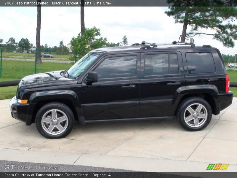 Black Clearcoat / Pastel Slate Gray 2007 Jeep Patriot Limited