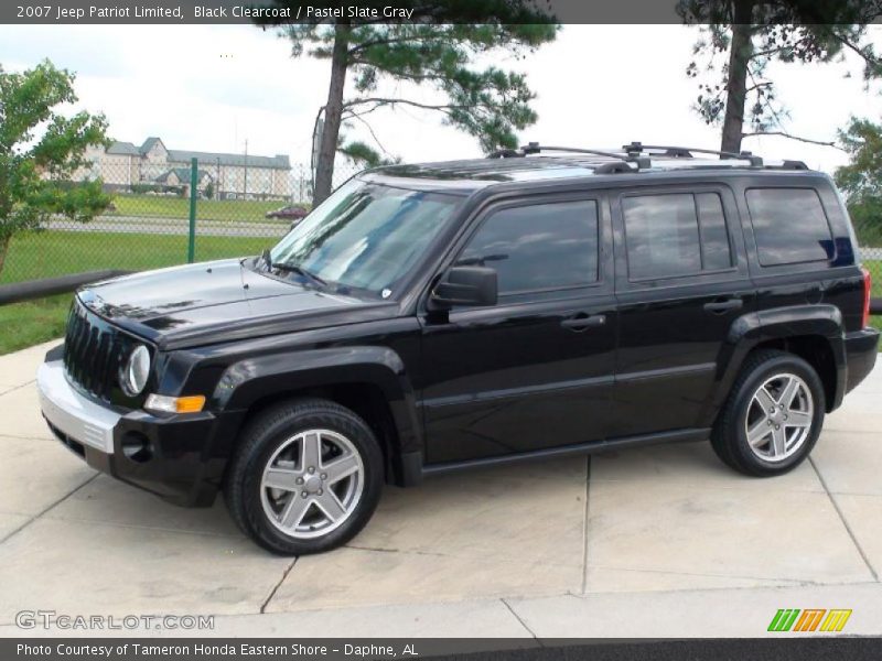 Black Clearcoat / Pastel Slate Gray 2007 Jeep Patriot Limited