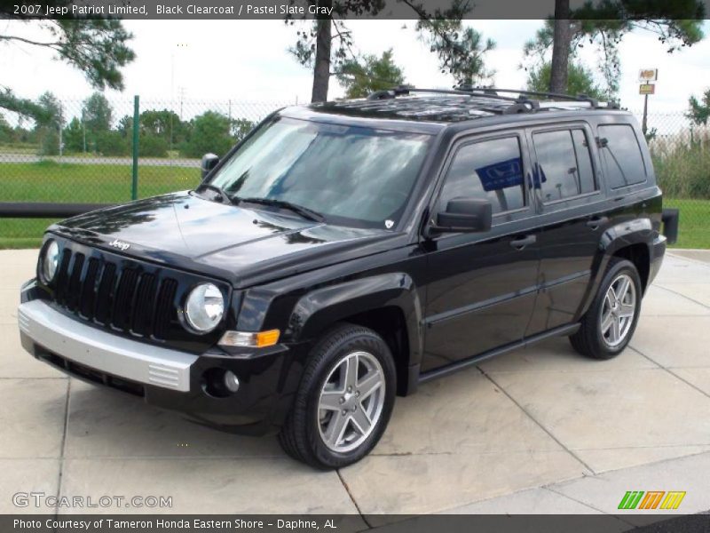 Black Clearcoat / Pastel Slate Gray 2007 Jeep Patriot Limited