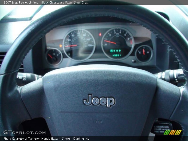 Black Clearcoat / Pastel Slate Gray 2007 Jeep Patriot Limited