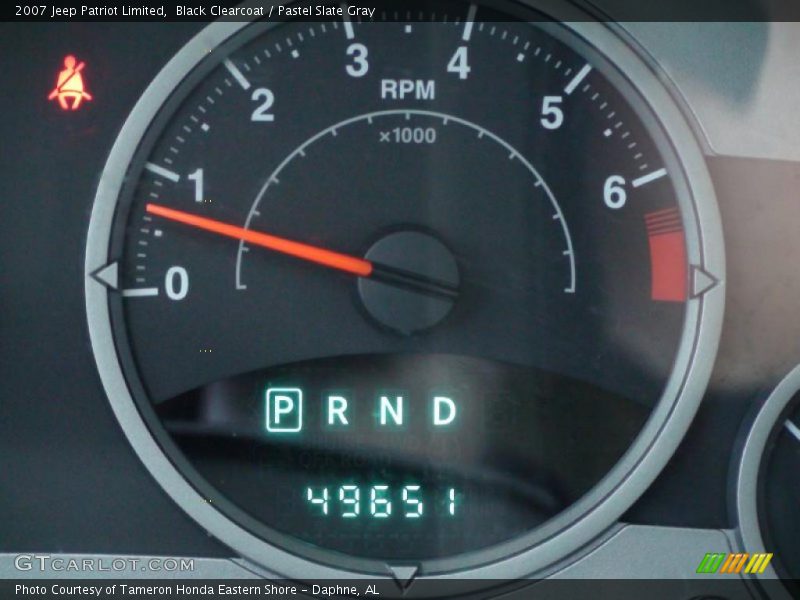 Black Clearcoat / Pastel Slate Gray 2007 Jeep Patriot Limited