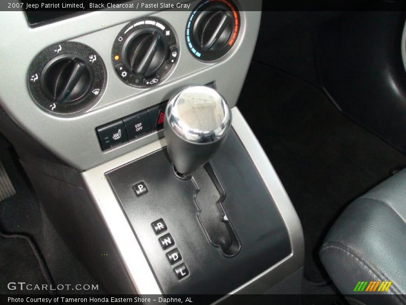 Black Clearcoat / Pastel Slate Gray 2007 Jeep Patriot Limited