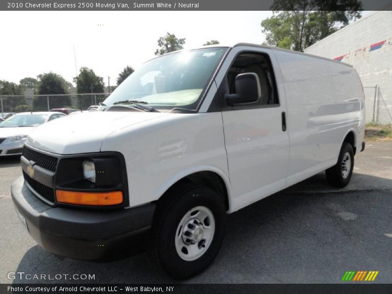 Summit White / Neutral 2010 Chevrolet Express 2500 Moving Van