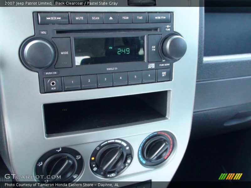Black Clearcoat / Pastel Slate Gray 2007 Jeep Patriot Limited
