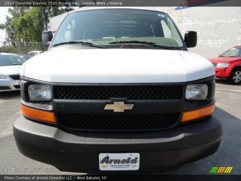Summit White / Neutral 2010 Chevrolet Express 2500 Moving Van