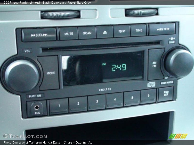Black Clearcoat / Pastel Slate Gray 2007 Jeep Patriot Limited