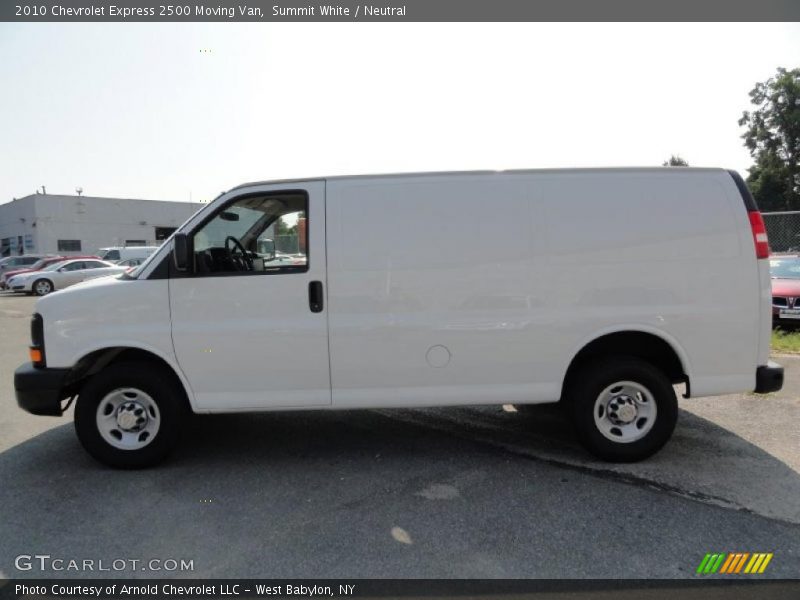Summit White / Neutral 2010 Chevrolet Express 2500 Moving Van