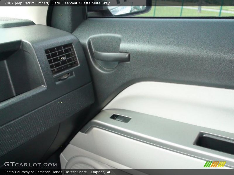 Black Clearcoat / Pastel Slate Gray 2007 Jeep Patriot Limited