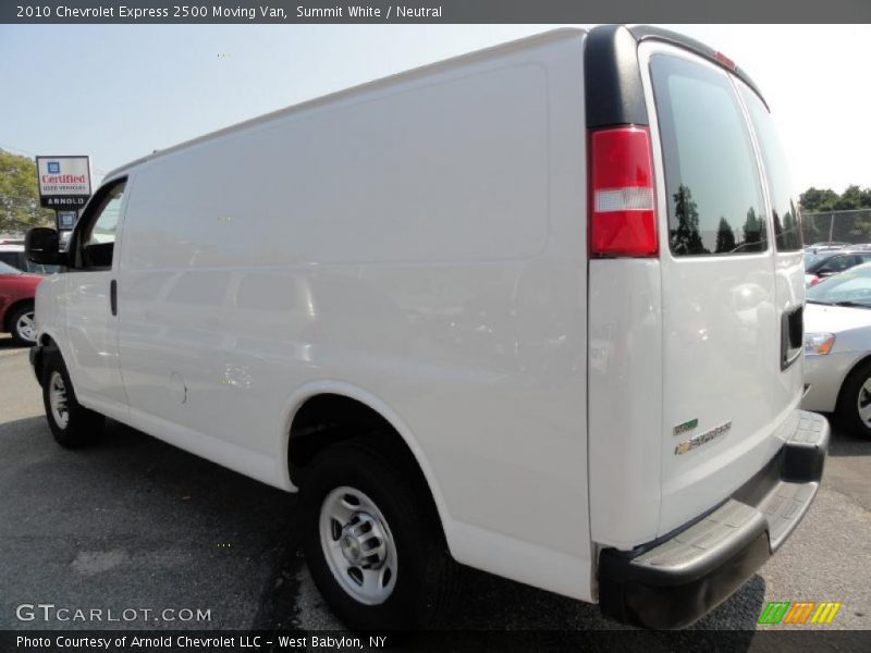 Summit White / Neutral 2010 Chevrolet Express 2500 Moving Van