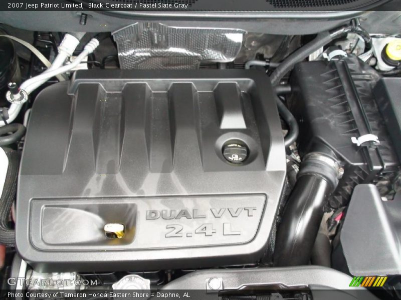 Black Clearcoat / Pastel Slate Gray 2007 Jeep Patriot Limited