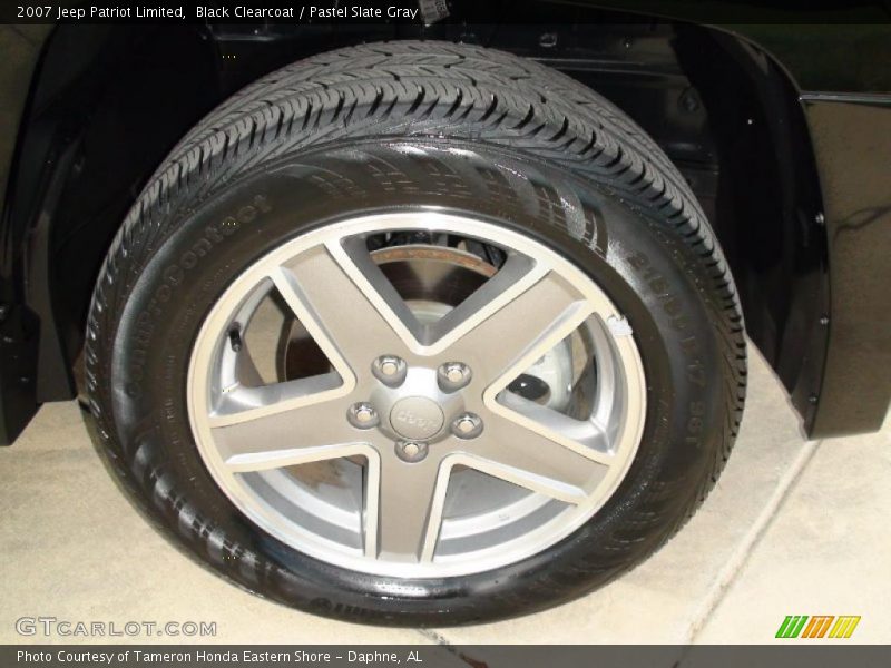 Black Clearcoat / Pastel Slate Gray 2007 Jeep Patriot Limited