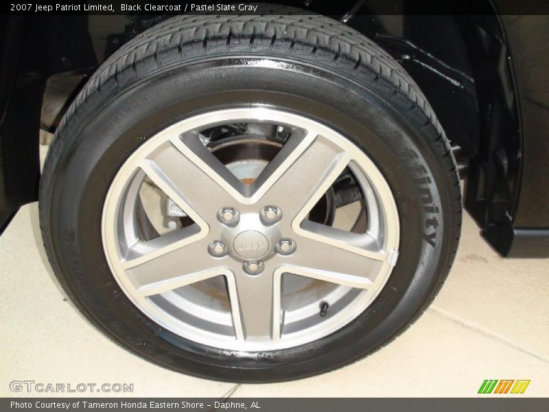 Black Clearcoat / Pastel Slate Gray 2007 Jeep Patriot Limited