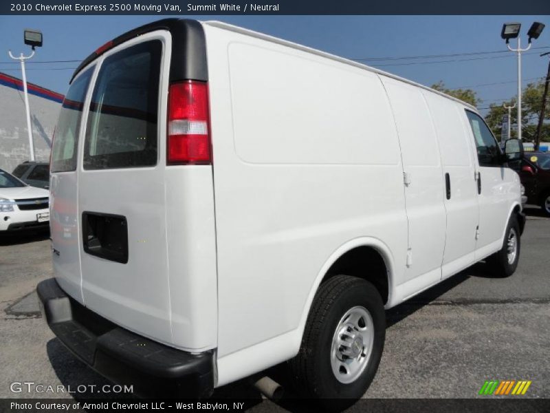 Summit White / Neutral 2010 Chevrolet Express 2500 Moving Van