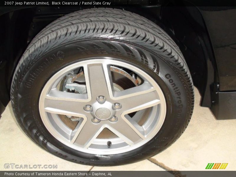 Black Clearcoat / Pastel Slate Gray 2007 Jeep Patriot Limited