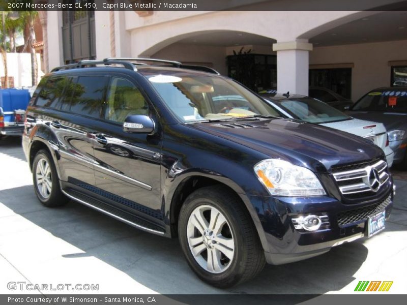 Capri Blue Metallic / Macadamia 2007 Mercedes-Benz GL 450