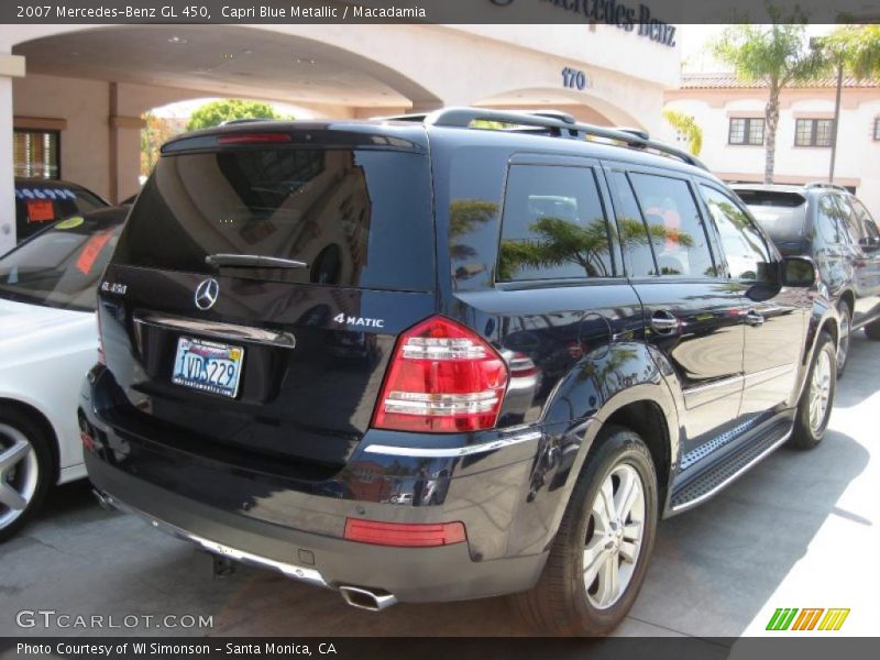 Capri Blue Metallic / Macadamia 2007 Mercedes-Benz GL 450