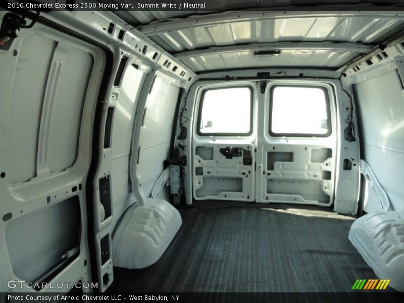 Summit White / Neutral 2010 Chevrolet Express 2500 Moving Van