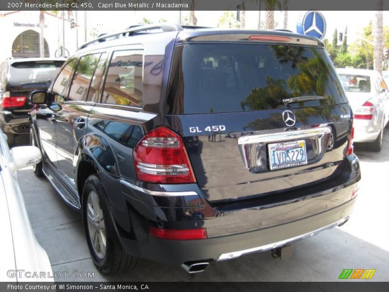 Capri Blue Metallic / Macadamia 2007 Mercedes-Benz GL 450