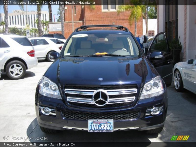 Capri Blue Metallic / Macadamia 2007 Mercedes-Benz GL 450