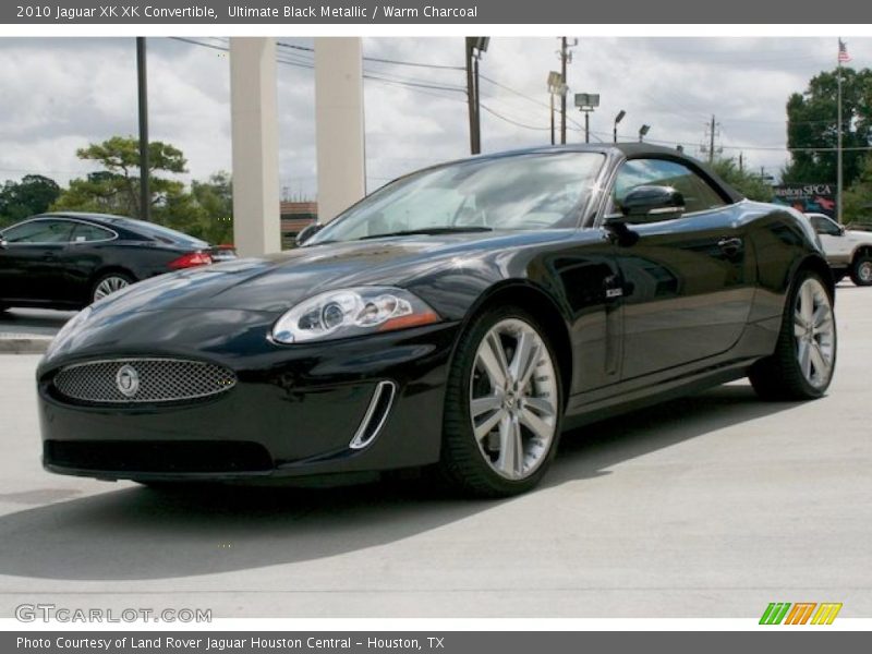 Ultimate Black Metallic / Warm Charcoal 2010 Jaguar XK XK Convertible