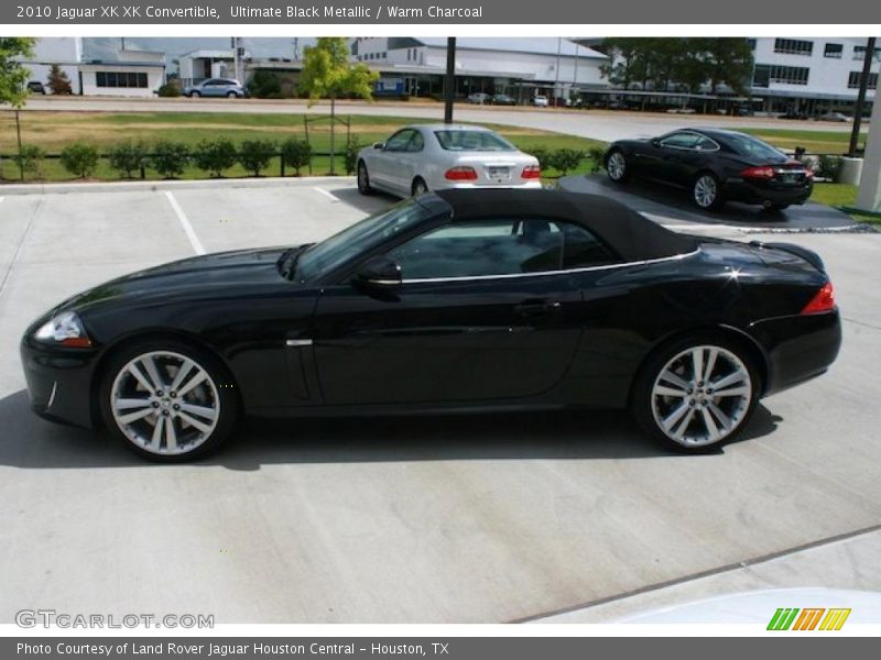 Ultimate Black Metallic / Warm Charcoal 2010 Jaguar XK XK Convertible