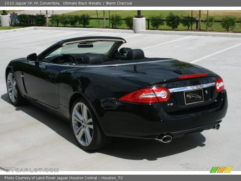 Ultimate Black Metallic / Warm Charcoal 2010 Jaguar XK XK Convertible