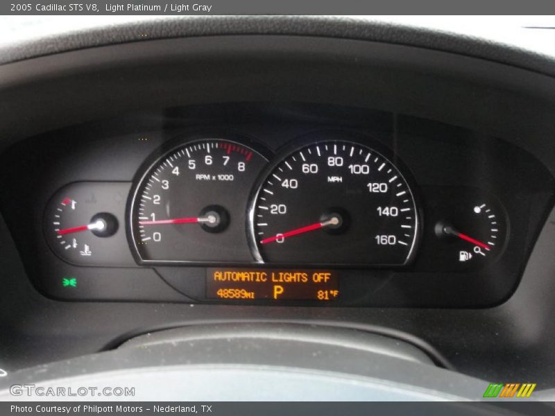 Light Platinum / Light Gray 2005 Cadillac STS V8