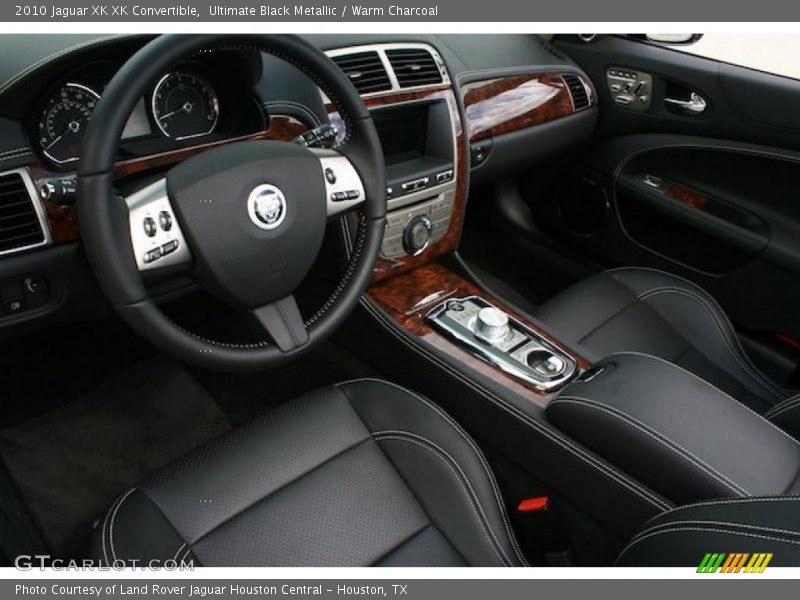 Ultimate Black Metallic / Warm Charcoal 2010 Jaguar XK XK Convertible