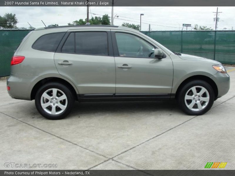 Natural Khaki Green / Beige 2007 Hyundai Santa Fe Limited