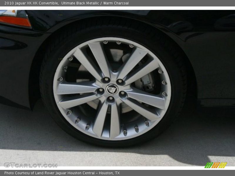 Ultimate Black Metallic / Warm Charcoal 2010 Jaguar XK XK Convertible