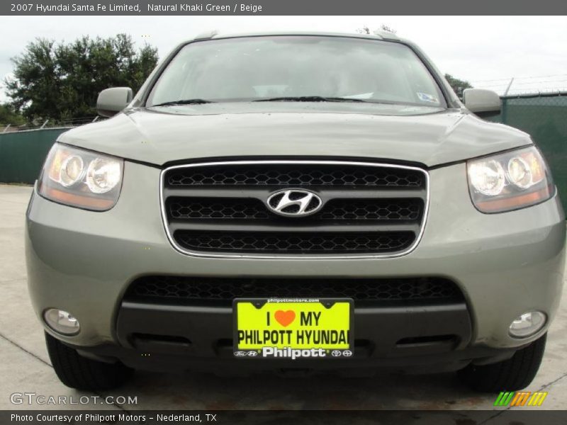 Natural Khaki Green / Beige 2007 Hyundai Santa Fe Limited