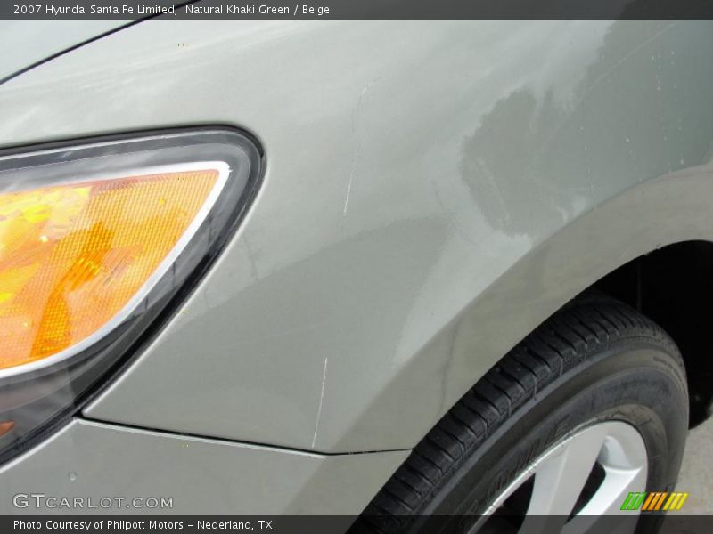 Natural Khaki Green / Beige 2007 Hyundai Santa Fe Limited
