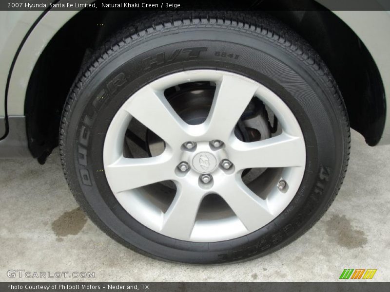 Natural Khaki Green / Beige 2007 Hyundai Santa Fe Limited
