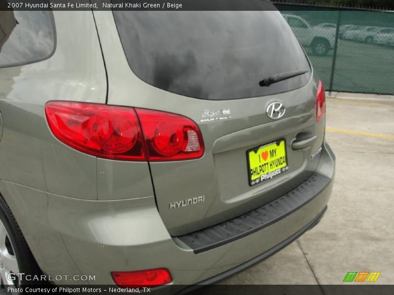 Natural Khaki Green / Beige 2007 Hyundai Santa Fe Limited