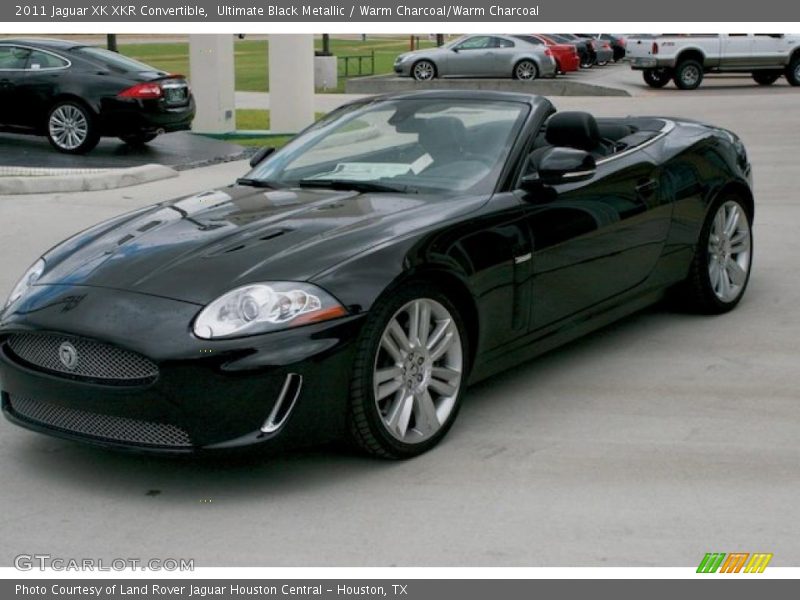 Ultimate Black Metallic / Warm Charcoal/Warm Charcoal 2011 Jaguar XK XKR Convertible