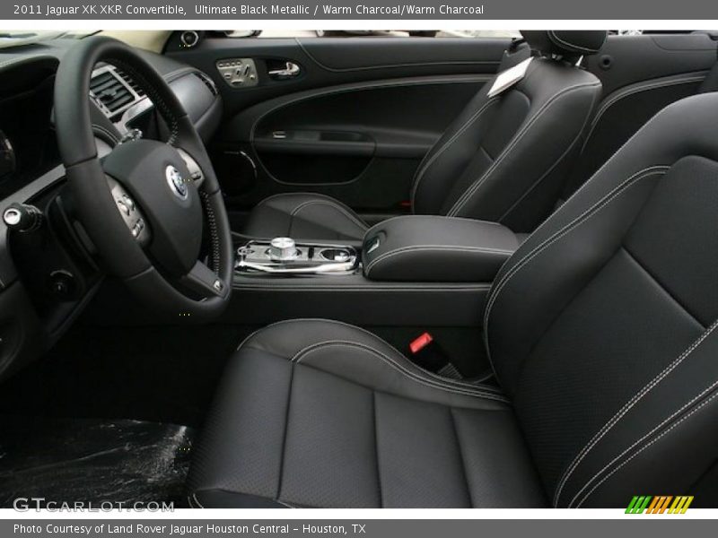 Ultimate Black Metallic / Warm Charcoal/Warm Charcoal 2011 Jaguar XK XKR Convertible