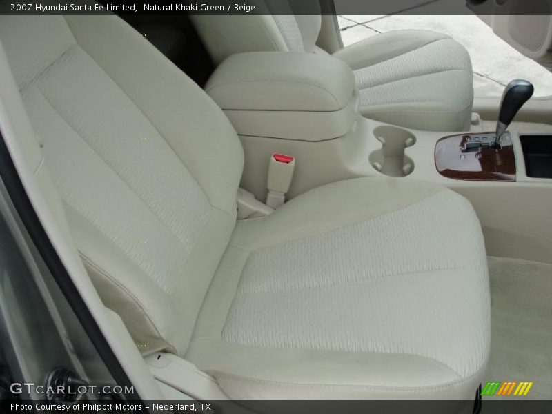 Natural Khaki Green / Beige 2007 Hyundai Santa Fe Limited