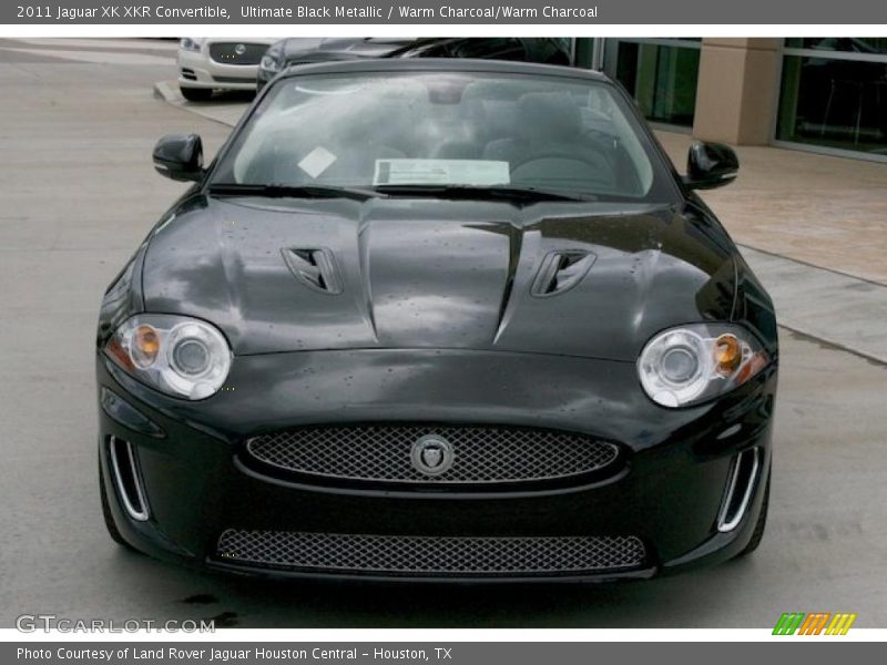 Ultimate Black Metallic / Warm Charcoal/Warm Charcoal 2011 Jaguar XK XKR Convertible