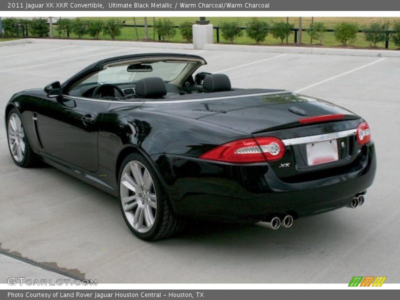 Ultimate Black Metallic / Warm Charcoal/Warm Charcoal 2011 Jaguar XK XKR Convertible