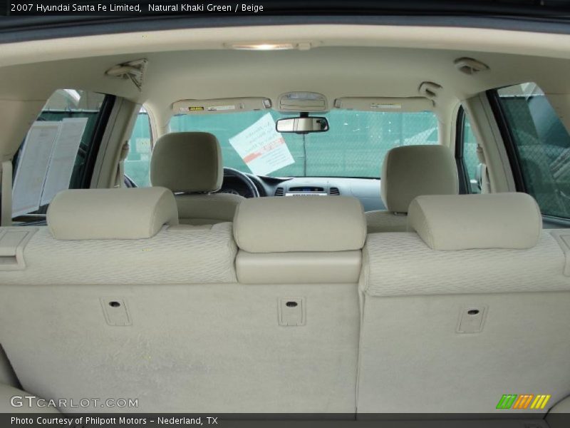 Natural Khaki Green / Beige 2007 Hyundai Santa Fe Limited